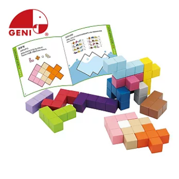 Ed.Inter 益智桌遊系列 益智方塊拼圖