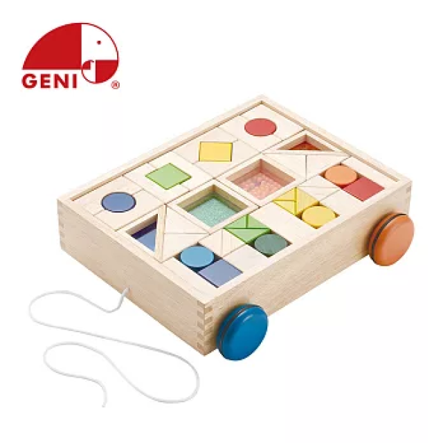 Ed.Inter 木玩系列 知育積木手拉車