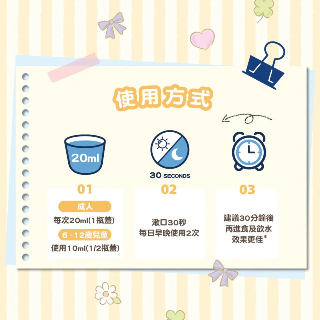 Lab52齒妍堂 三麗鷗浪漫限定晶透漱口水