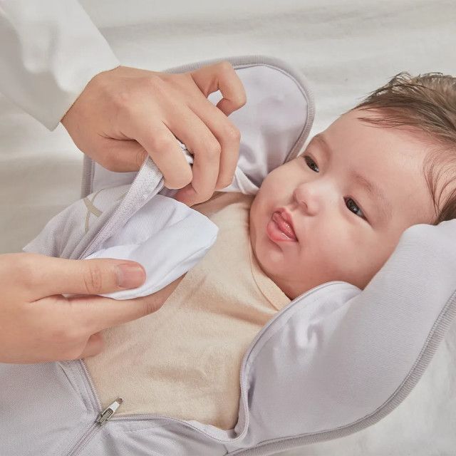 Elava 韓國 嬰兒全包覆安撫包巾(附舒眠墊)