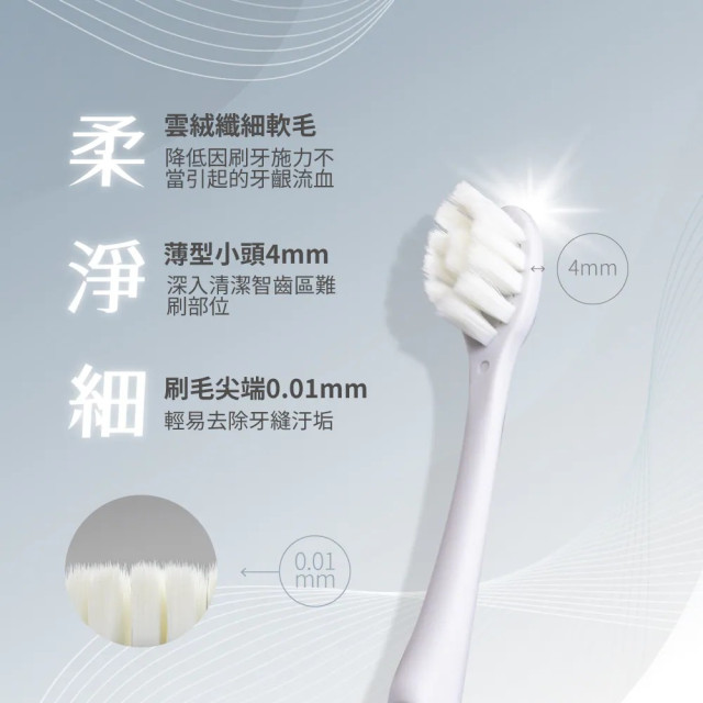 Lab52齒妍堂 成人雲朵護齦牙刷 3入組