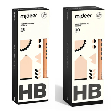 mideer 兒童專用三角鉛筆-HB