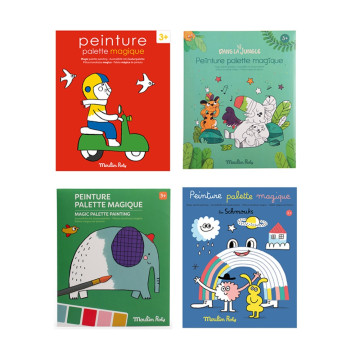 Moulin Roty 魔法調色板圖畫組
