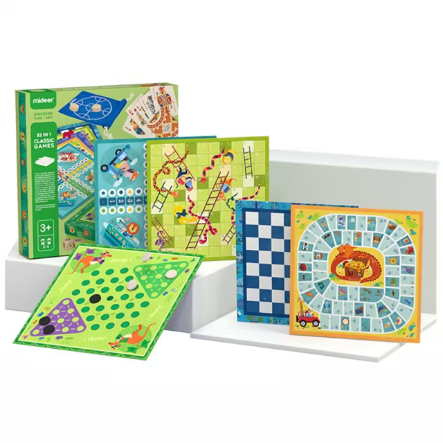 mideer 32合一經典桌遊組
