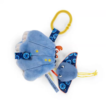 Moulin Roty 多功能貝殼吊掛安撫鈴-波利歷險記