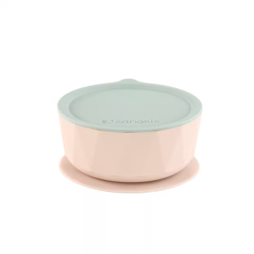 2angels 矽膠鑽石吸盤學習餐碗