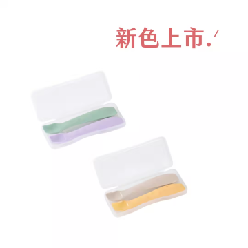 2angels 矽膠餵食湯匙 兩入附外出盒