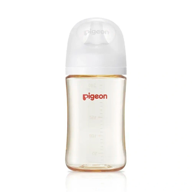 Pigeon 貝親 第三代母乳實感PPSU奶瓶240ml(純淨白)