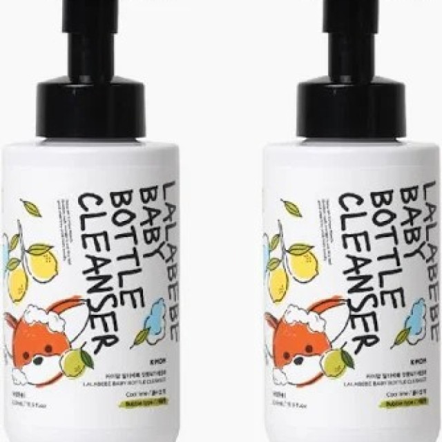 MOTHER-K LALAPOPO 草本極淨蔬果奶瓶清潔慕斯500ml (瓶)*2 【贈】LALAPOPO 草本極淨蔬果奶瓶清潔慕斯400ml (補充包)】