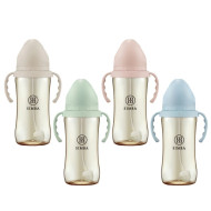 小獅王辛巴 蘊蜜鉑金PPSU寬口吸管把手防脹氣奶瓶360ml學飲適用