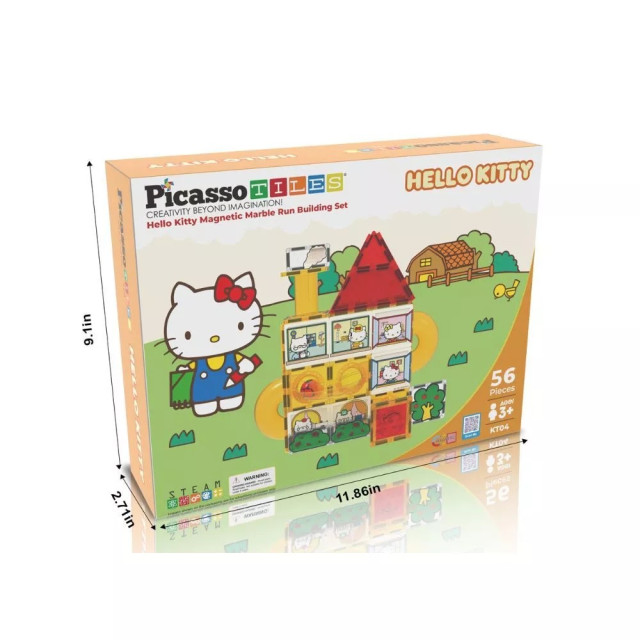 Picassotiles 三麗鷗系列彩繪磁力片 Hello Kitty 56PCS