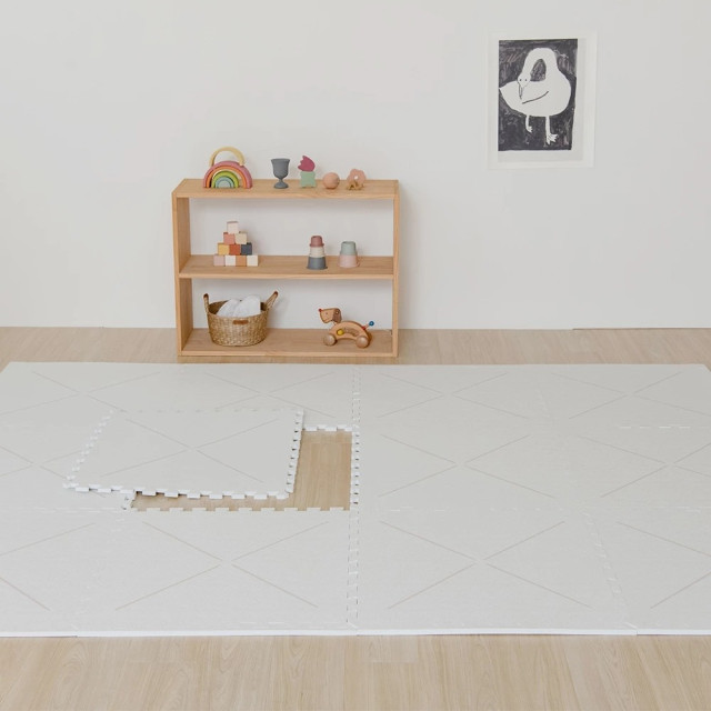 Pato Pato 自然系風格-抗菌款地墊 60*60*1.4cm(6入)