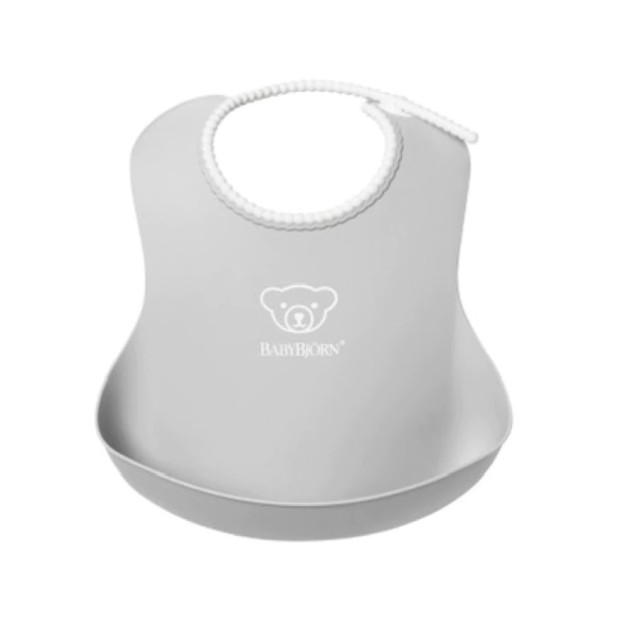BABYBJÖRN 軟膠珠邊防屑圍兜