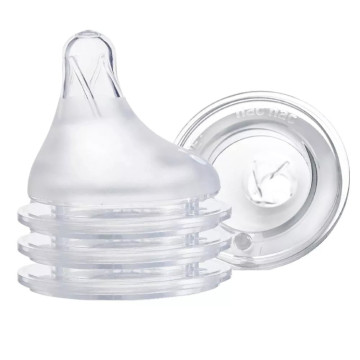 nac nac 妍心35%乳感防脹氣寬口奶嘴 4入組