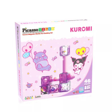 Picassotiles 三麗鷗系列軌道彩繪磁力片 Kuromi 46PCS