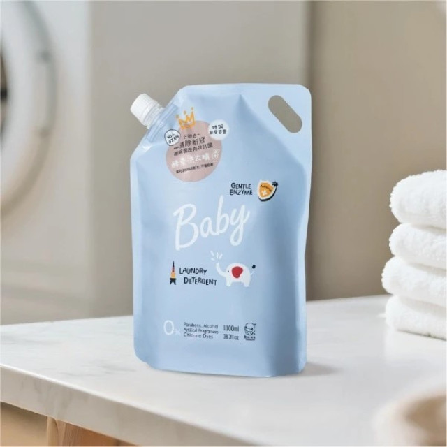 KUKU酷咕鴨 清除新冠&腸病毒酵素洗衣精-補充包1100ml（單包）