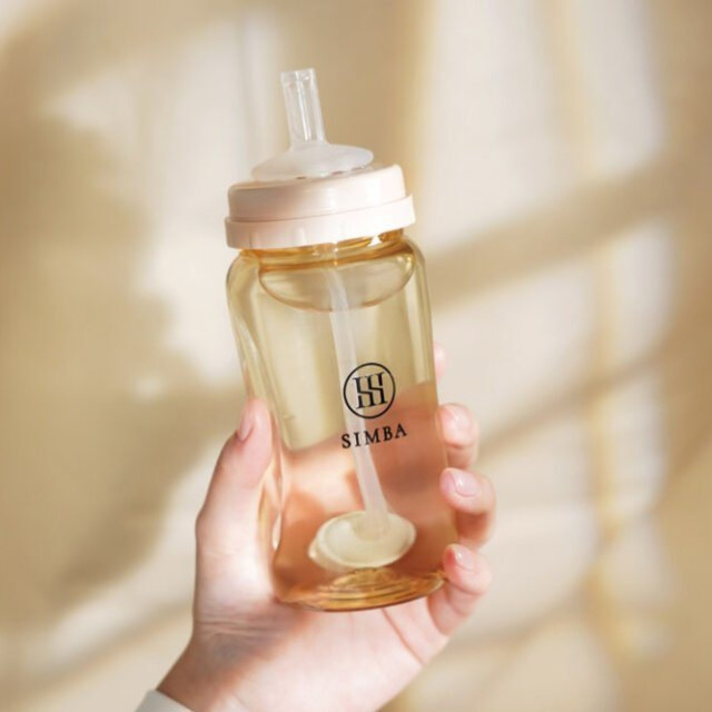 小獅王 ⑥蘊蜜寬口奶瓶防漏學習吸管組