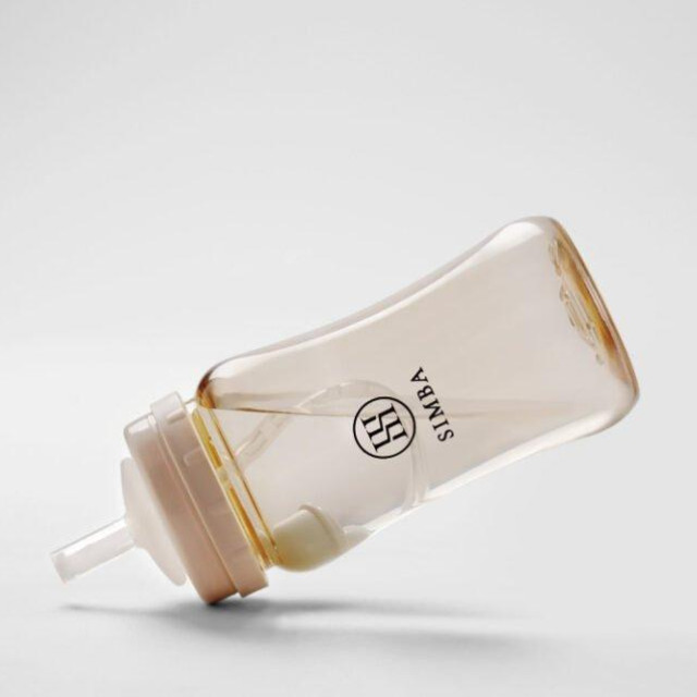 小獅王 ⑥蘊蜜寬口奶瓶防漏學習吸管組