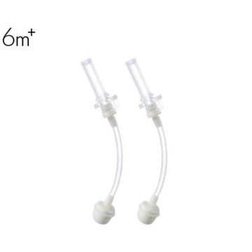 小獅王辛巴 ⑦蘊蜜寬口防漏滑蓋吸管組