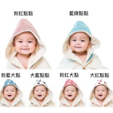 nizio ⼩蘑菇天然棉紗浴⼱