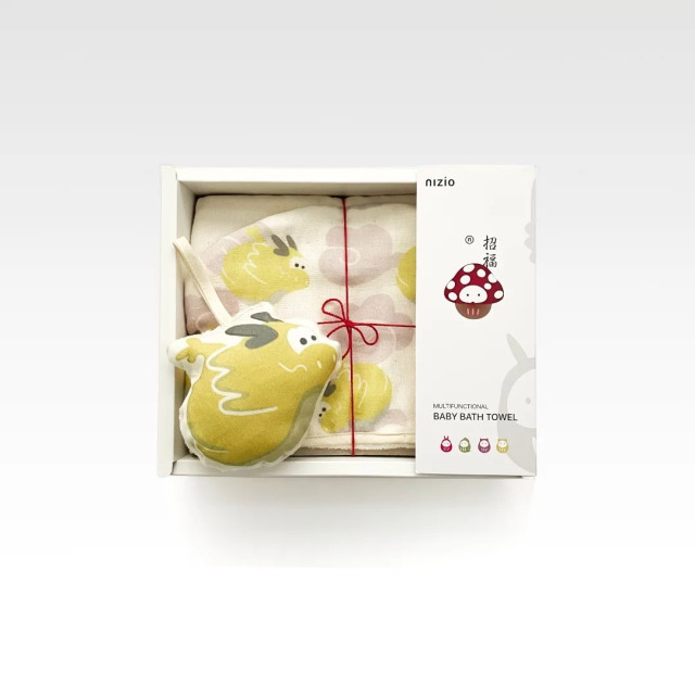nizio 招福⼩飛浴⼱禮組