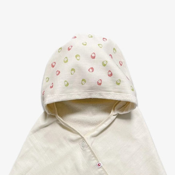 nizio 招福帽兜⽃篷浴⼱禮盒組