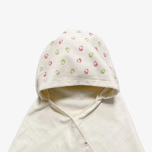 nizio 招福帽兜⽃篷浴⼱禮盒組