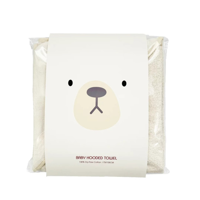 nizio 新生兒連帽圍裙浴巾