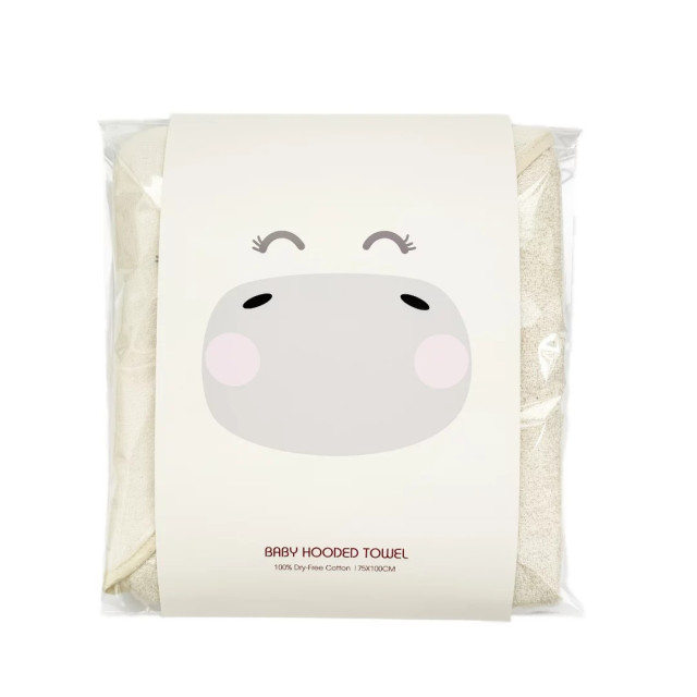 nizio 新生兒連帽圍裙浴巾