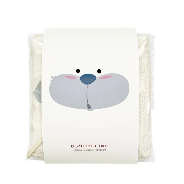 nizio 新生兒連帽圍裙浴巾