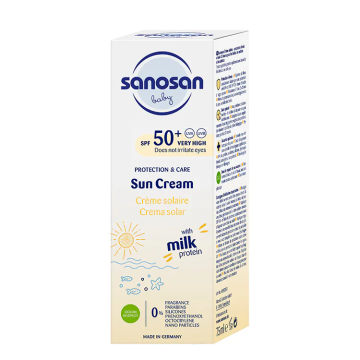 德國珊諾sanosan baby 防曬水潤乳霜SPF50+