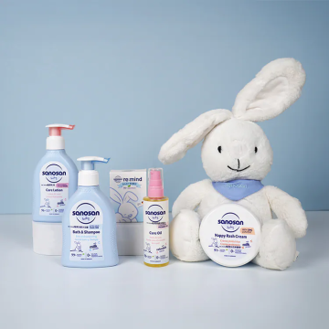 德國珊諾sanosan baby re:mind極致寵愛新生禮盒