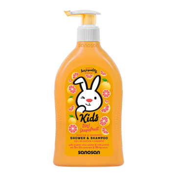 德國珊諾sanosan 兒童2合1洗髮沐浴露(葡萄柚香)