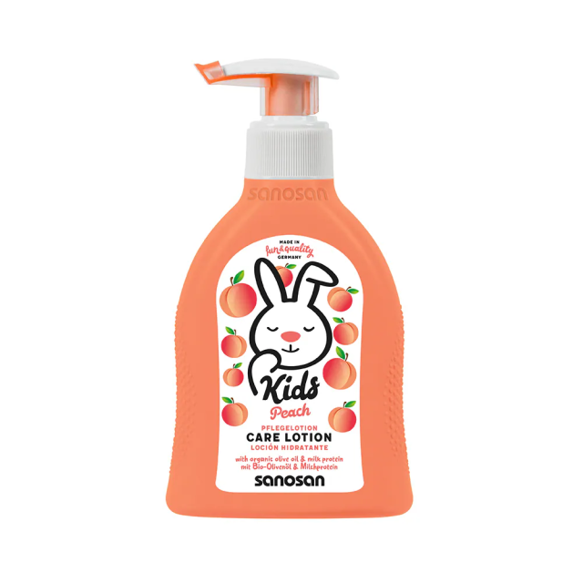 德國珊諾sanosan 兒童潤膚乳液(蜜桃香)