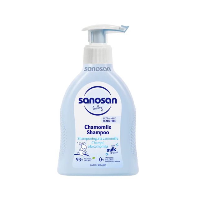 德國珊諾sanosan baby re:mind極潤洋甘菊洗髮精200ml