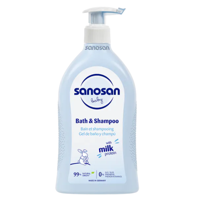 德國珊諾sanosan baby re:mind極潤洗髮沐浴露500ml