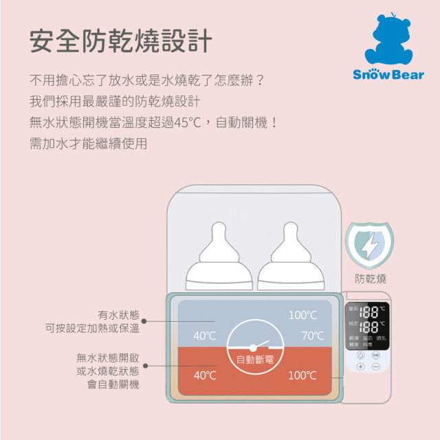 SnowBear 智能拍拍雙瓶溫奶器