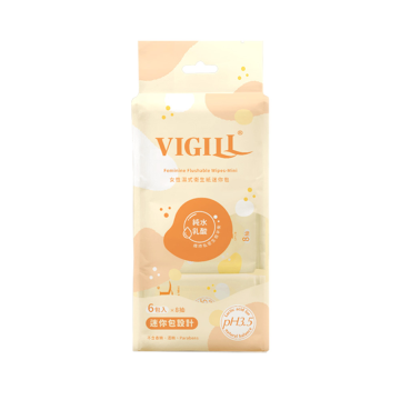 婦潔Vigill 女性濕式衛生紙-迷你包 6包/袋