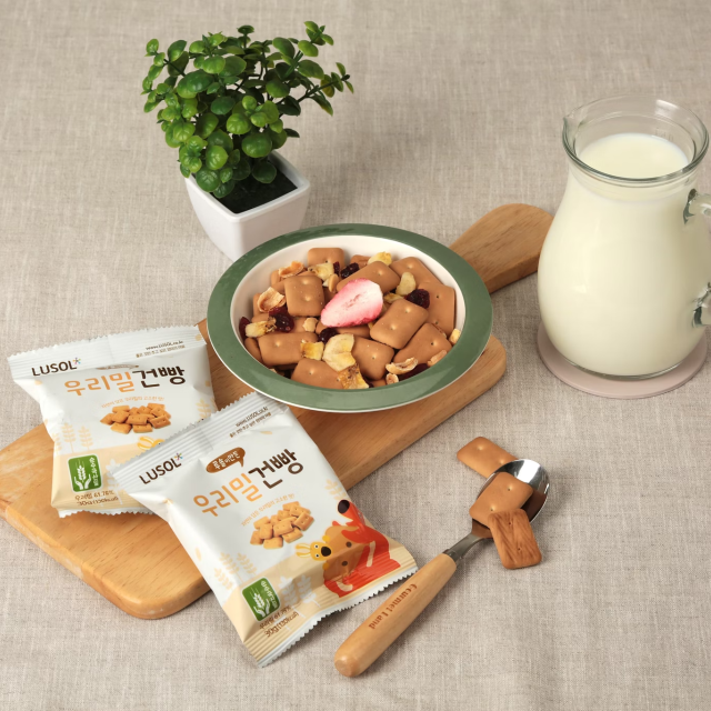 韓國LUSOL 小麥芽餅乾