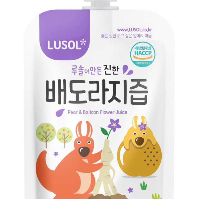 韓國LUSOL 嬰幼兒雪梨桔梗汁