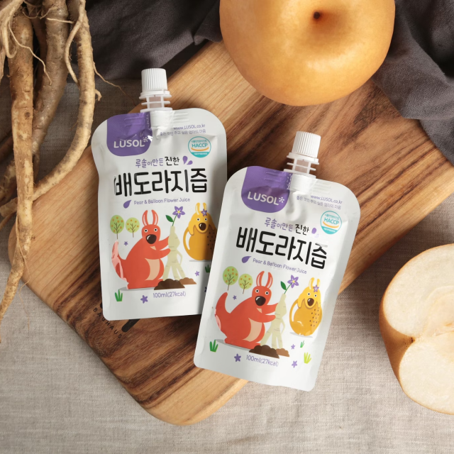 韓國LUSOL 嬰幼兒雪梨桔梗汁