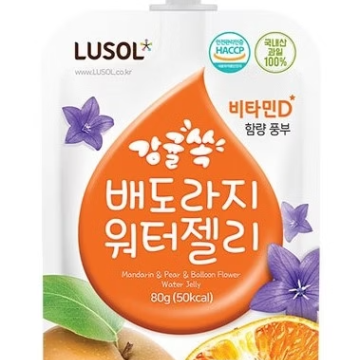 韓國LUSOL 桔梨橘子果凍