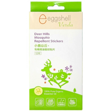 小鹿山丘 有機精油驅蚊貼片12枚