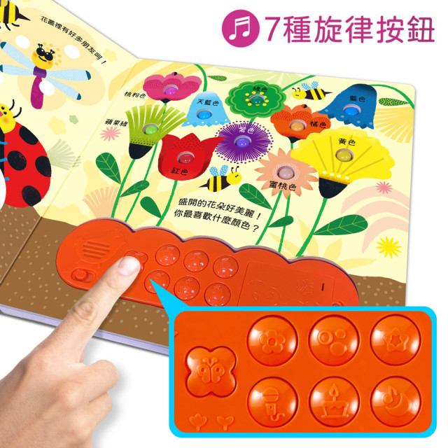 華碩文化 按鈕有聲書 閃亮亮的花園派對