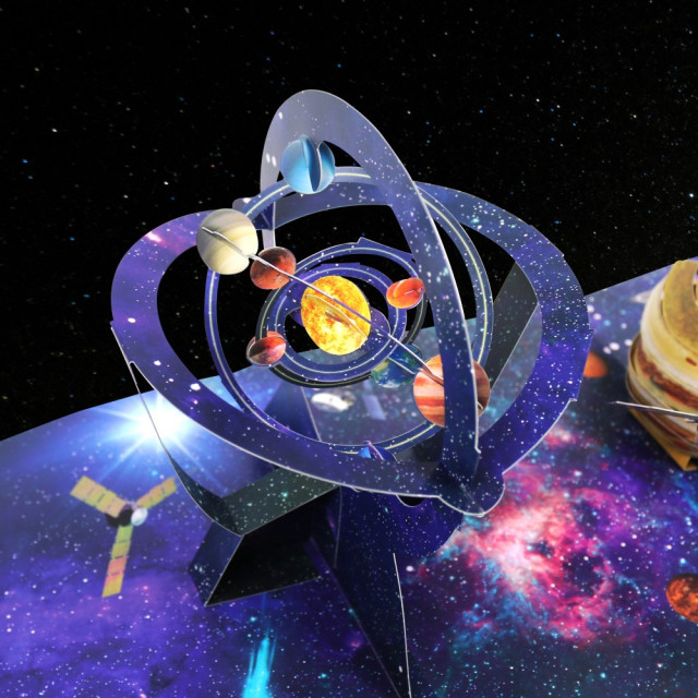 華碩文化 超大立體書系列 太空秘境