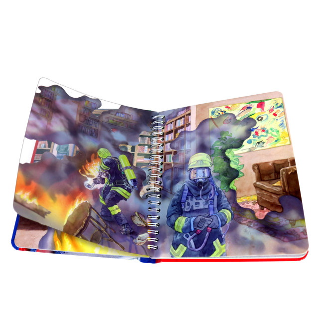 華碩文化 2D透視膠片書系列 救災現場