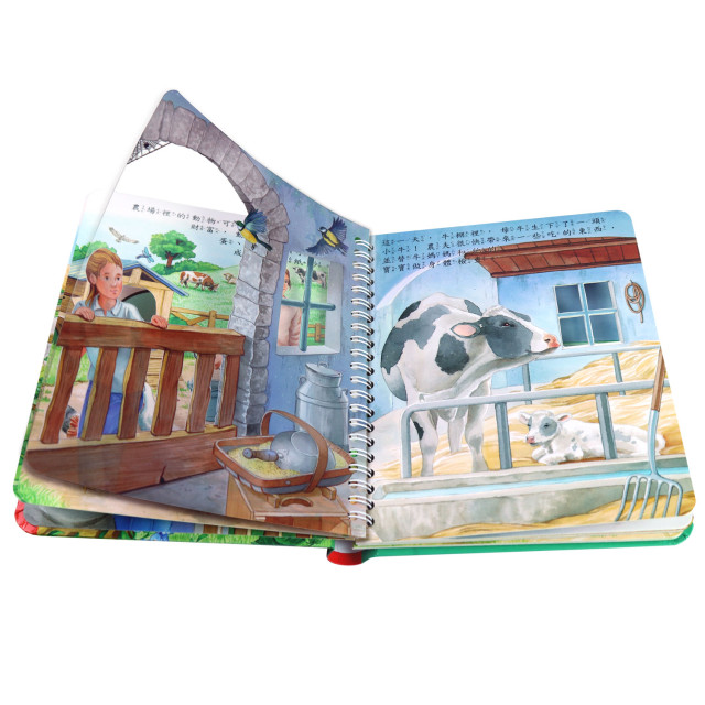 華碩文化 2D透視膠片書系列 農場運作