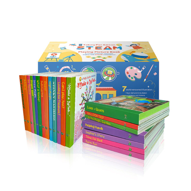 華碩文化 STEAM教養遊戲繪本 英文點讀版