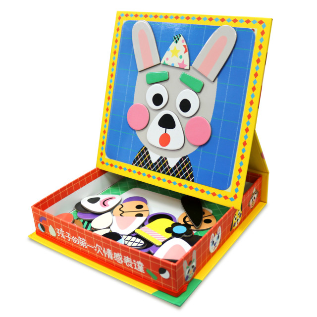 華碩文化 磁鐵遊戲 孩子的第一次情感表達