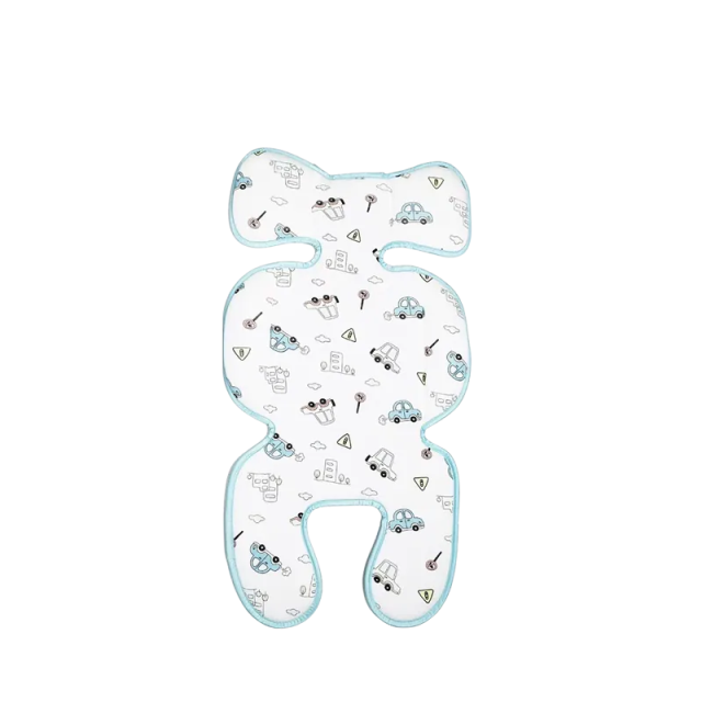 萌寶寶 4D涼感竹纖維推車透氣墊